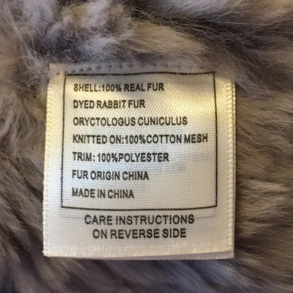 JUNE | Twist Knit Rabbit Fur Zip Up Vest In Dove - Picture 11 of 12